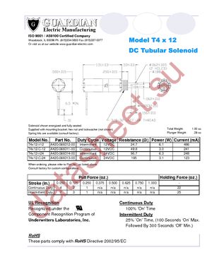 TP4X12-C-24D datasheet  